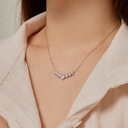 [LUCKY LOVE]Dainty Colorful Heart Necklace