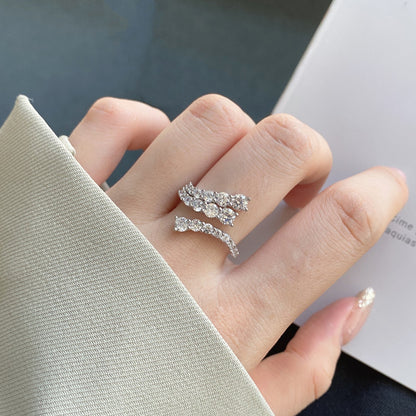 [LUCKY LOVE]Unique Vivid Snake Shape Daily Ring