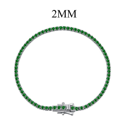 [LUCKY LOVE]Radiant Colorful Round Cut Party Bracelet