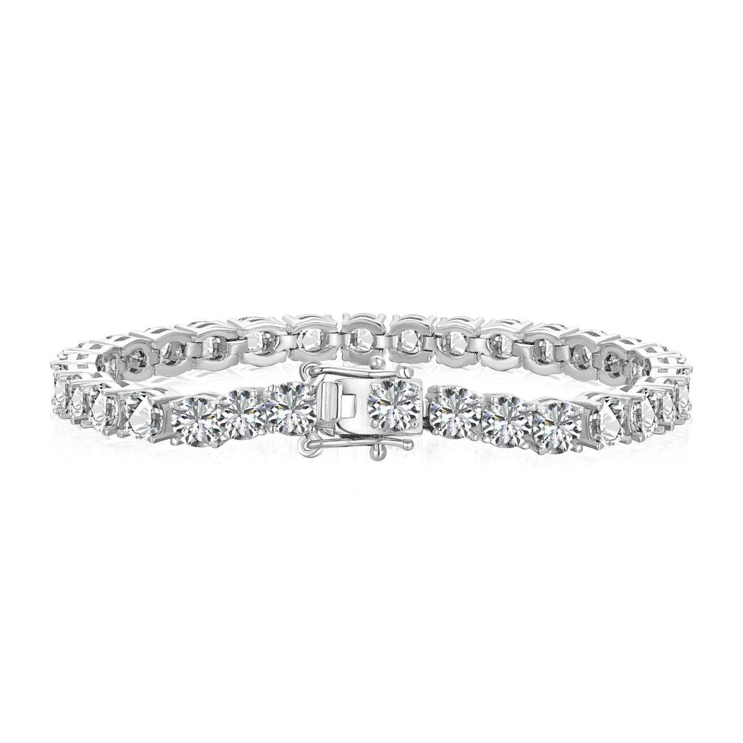 [LUCKY LOVE]Ornate Sparkling Round Cut Wedding Bracelet