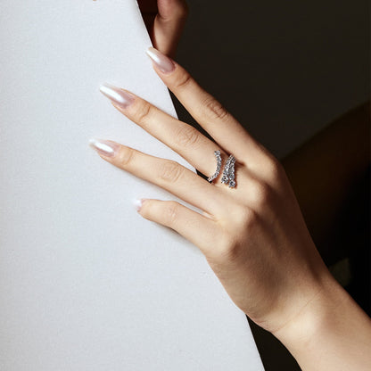 [LUCKY LOVE]Unique Vivid Snake Shape Daily Ring