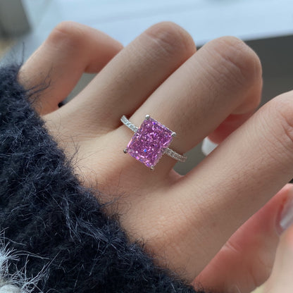 [LUCKY LOVE]4.0 Carat Luxurious Engagement Ring