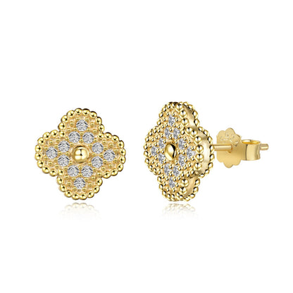 [LUCKY LOVE]Four Leaf Clover Fashion Earrings