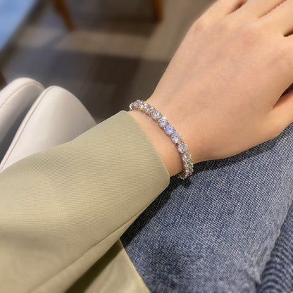 [LUCKY LOVE]0.75 Carat Dazzling Round Cut Wedding Bracelet