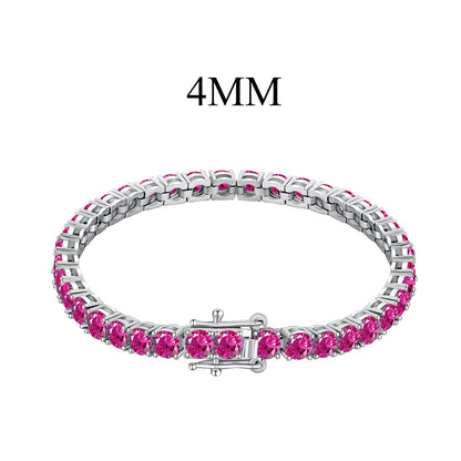 [LUCKY LOVE]Radiant Colorful Round Cut Party Bracelet