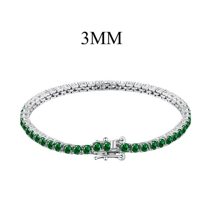[LUCKY LOVE]Radiant Colorful Round Cut Party Bracelet