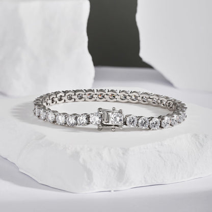 [LUCKY LOVE]Ornate Sparkling Round Cut Wedding Bracelet