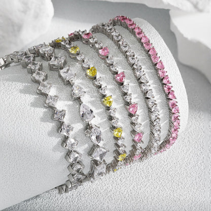 [LUCKY LOVE]Unique Exquisite Multi Cut Daily Bracelet