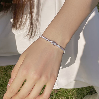 [LUCKY LOVE]Radiant Colorful Round Cut Party Bracelet