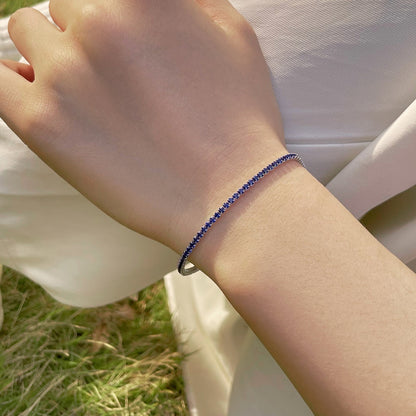 [LUCKY LOVE]Radiant Colorful Round Cut Party Bracelet