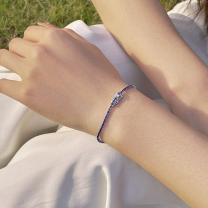 [LUCKY LOVE]Radiant Colorful Round Cut Party Bracelet