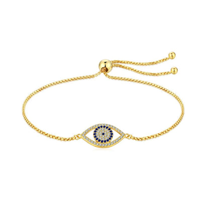 [LUCKY LOVE]Dazzling Eye Shape Necklace