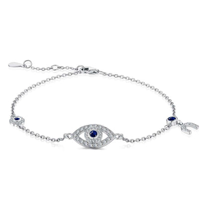 [LUCKY LOVE]Dainty Eye Shape Necklace