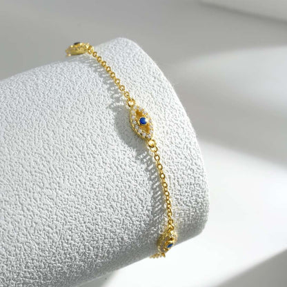 [LUCKY LOVE]Evil Eye Shape Pendent Necklace