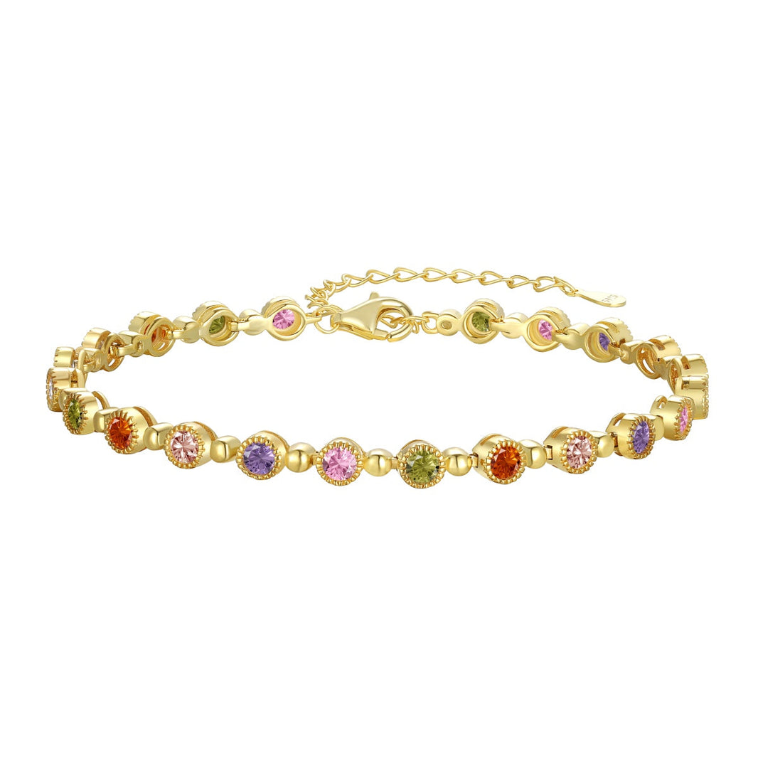 [LUCKY LOVE]Sparkling Exquisite Round Cut Party Bracelet