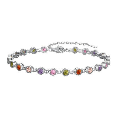 [LUCKY LOVE]Sparkling Exquisite Round Cut Party Bracelet