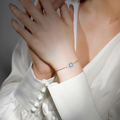 [LUCKY LOVE]Dazzling Eye Shape Necklace