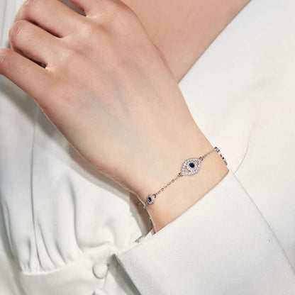 [LUCKY LOVE]Dainty Eye Shape Necklace