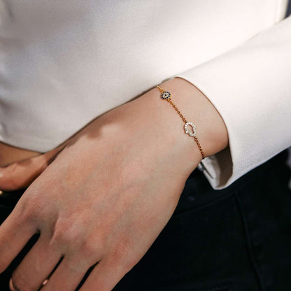 [LUCKY LOVE]Gost Shape & Round Shape Necklace