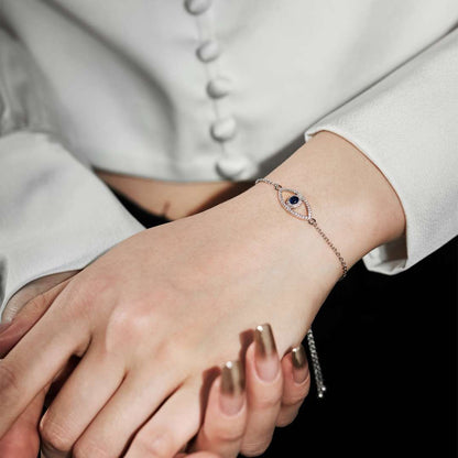[LUCKY LOVE]Devil's Eye Hollow Design Bracelet