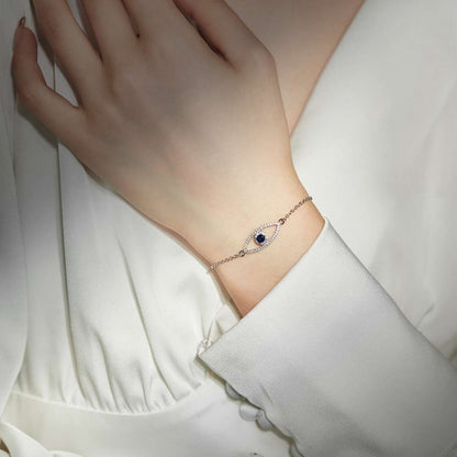 [LUCKY LOVE]Devil's Eye Hollow Design Bracelet