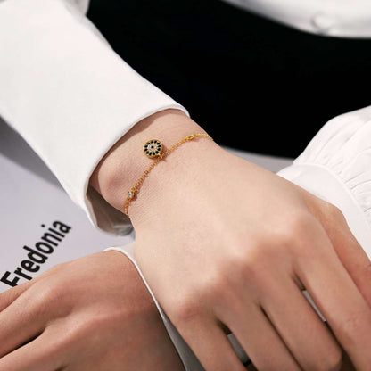 [LUCKY LOVE]Devil's Eye Round Shape Bracelet