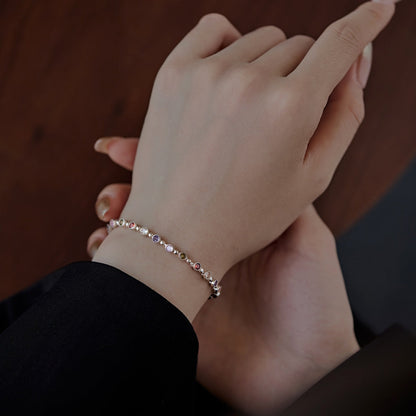 [LUCKY LOVE]Sparkling Exquisite Round Cut Party Bracelet