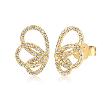[LUCKY LOVE]Exquisite Butterfly Shape Earrings