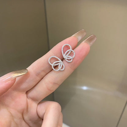 [LUCKY LOVE]Exquisite Butterfly Shape Earrings