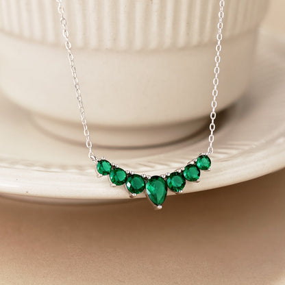[LUCKY LOVE]Dainty Colorful Heart Necklace