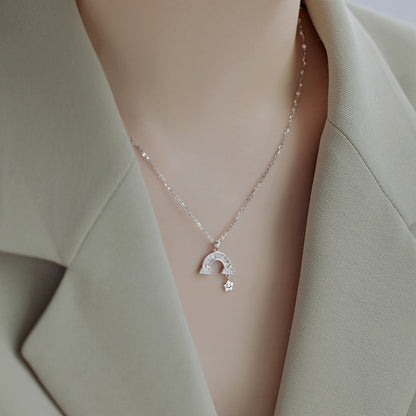 [LUCKY LOVE]Unique Rainbow Star Necklace