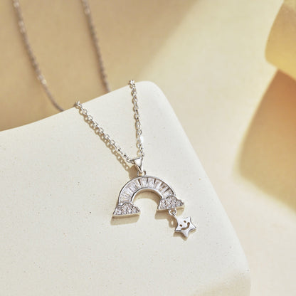 [LUCKY LOVE]Unique Rainbow Star Necklace