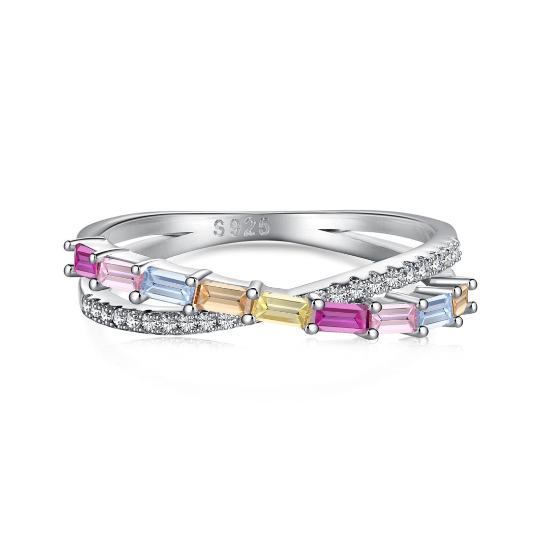 [LUCKY LOVE]Energetic Elegant Radiant Cut Party Ring