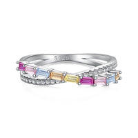 [LUCKY LOVE]Energetic Elegant Radiant Cut Party Ring