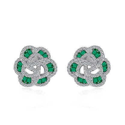 [LUCKY LOVE]Exquisite Flower Shape Daily Earrings