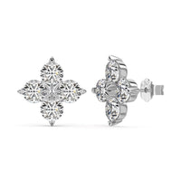 [LUCKY LOVE]Four-Leaf Clover Eight-Pointed Star Earrings