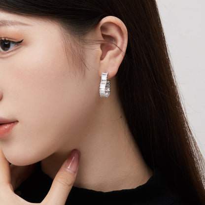 [LUCKY LOVE]Radiant Heart Cutout Earrings