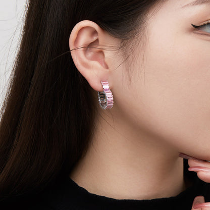 [LUCKY LOVE]Radiant Heart Cutout Earrings