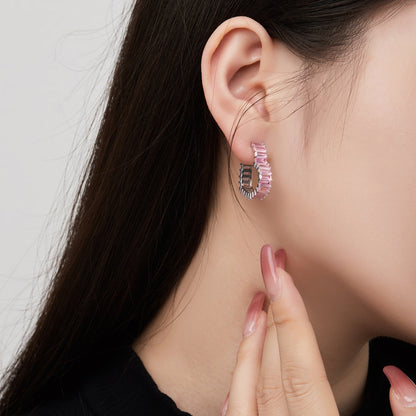 [LUCKY LOVE]Radiant Heart Cutout Earrings