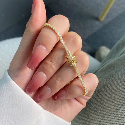 [LUCKY LOVE]Radiant Colorful Round Cut Party Bracelet
