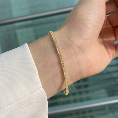 [LUCKY LOVE]Radiant Colorful Round Cut Party Bracelet