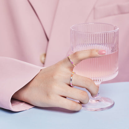 [LUCKY LOVE]Lively In Shades Elegant Radiant Cut Daily Ring