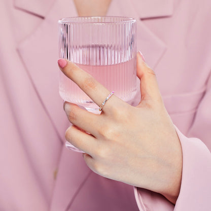 [LUCKY LOVE]Lively In Shades Elegant Radiant Cut Daily Ring