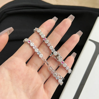 [LUCKY LOVE]Dazzling Radiant Multi Cut Daily Bracelet