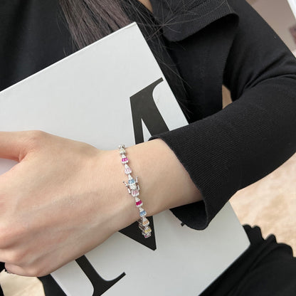 [LUCKY LOVE]Radiant Water Drop Shape Daily Bracelet