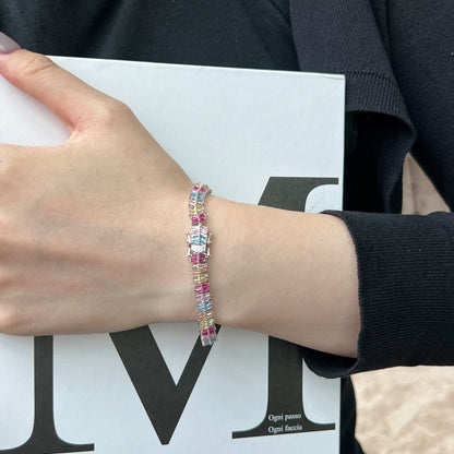 [LUCKY LOVE]Sparkling Exquisite Multi Cut Party Bracelet