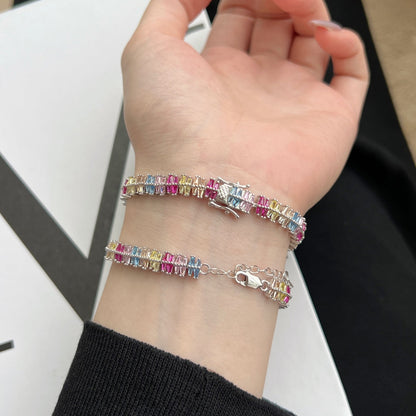 [LUCKY LOVE]Sparkling Exquisite Multi Cut Party Bracelet