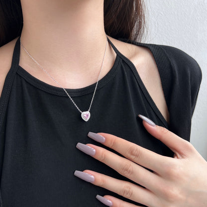 [LUCKY LOVE]Exquisite Heart Shape Necklace