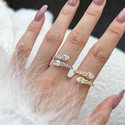 [LUCKY LOVE]Delicate Lively Snake Shape Daily Ring