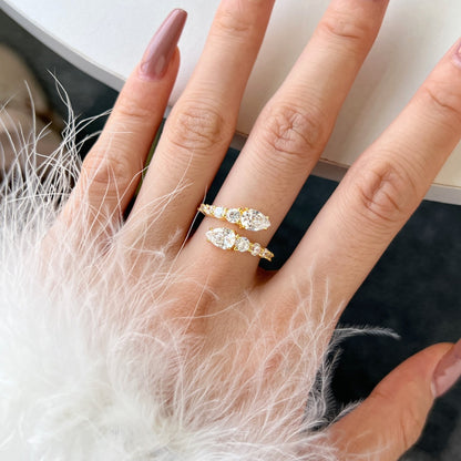 [LUCKY LOVE]Delicate Lively Snake Shape Daily Ring